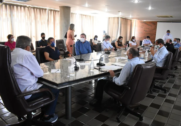 Reunião com representantes da Rede Pense Piauí 