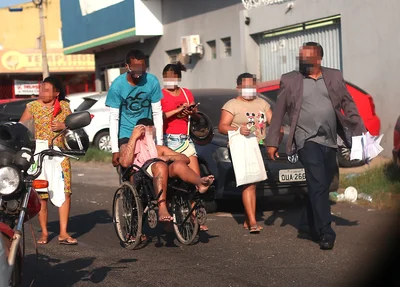 Cadeirante preso na zona norte de Teresina