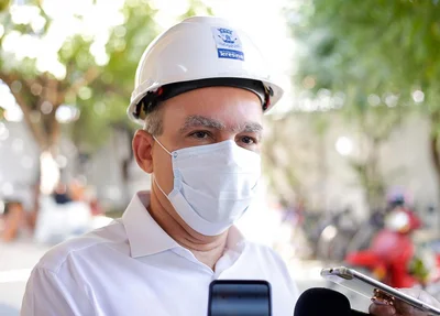 Prefeito Firmino Filho visita obra na zona Norte de Teresina