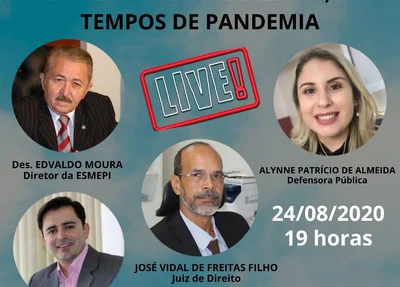 Participantes da live 