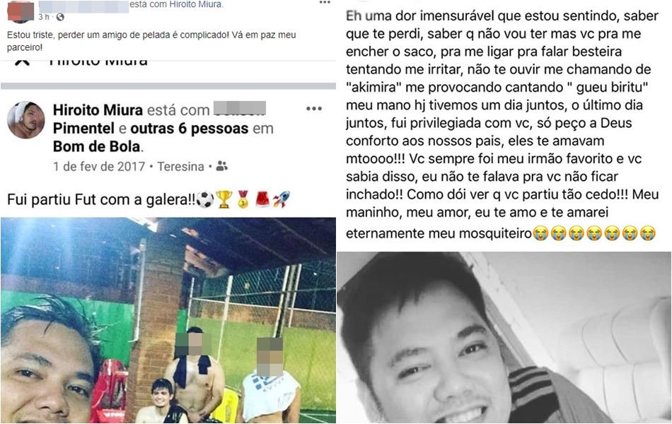 Irmã lamenta morte de jovem em acidente