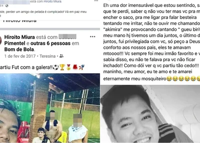 Irmã lamenta morte de jovem em acidente