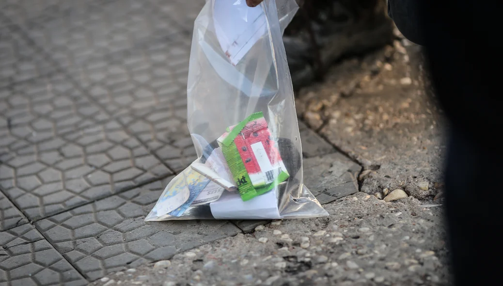 Pertences da vítima
