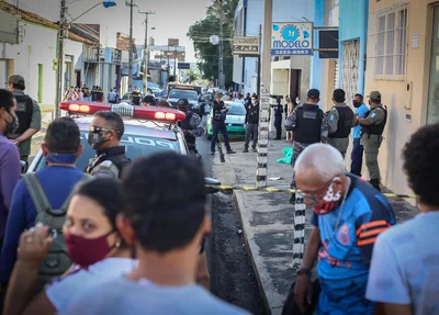 Populares ficaram assustados com o delito