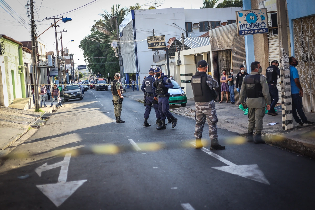 Rua que o segurança foi morto 