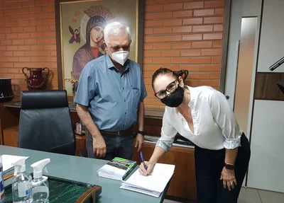 Themístocles Filho e Liziê Coelho
