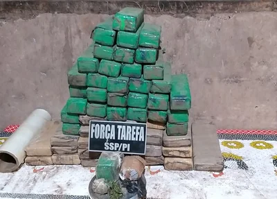 Droga apreendida no bairro Socopo 
