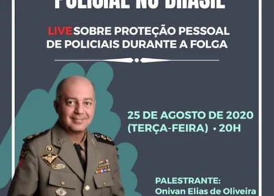 Palestra online para proteção de policiais militares nesta terça-feira (25)