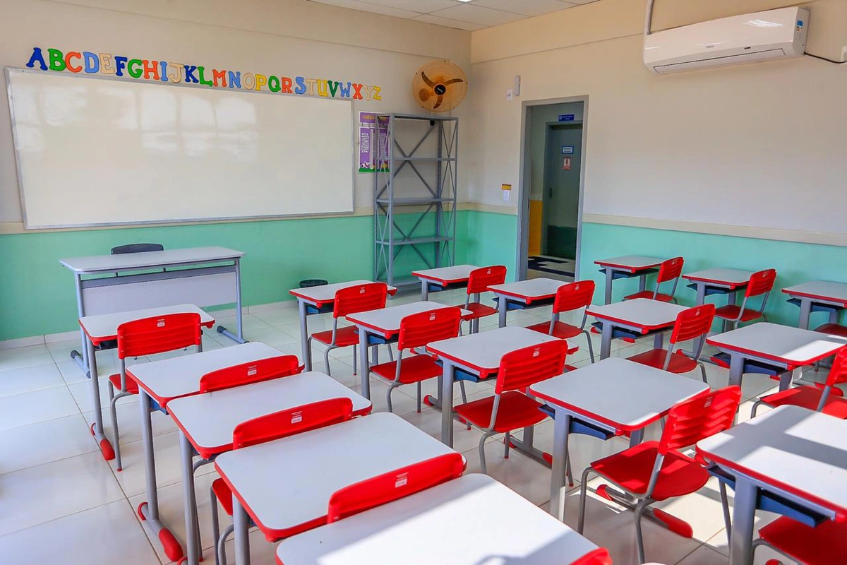 Sala de aula da creche