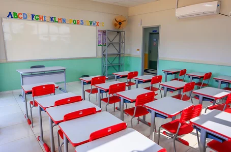 Sala de aula da creche