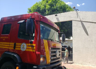 Corpo de Bombeiros é acionado para controlar incêndio no CEM