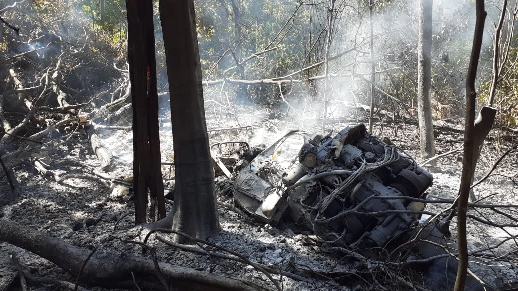 Avião cai e piloto morre carbonizado 