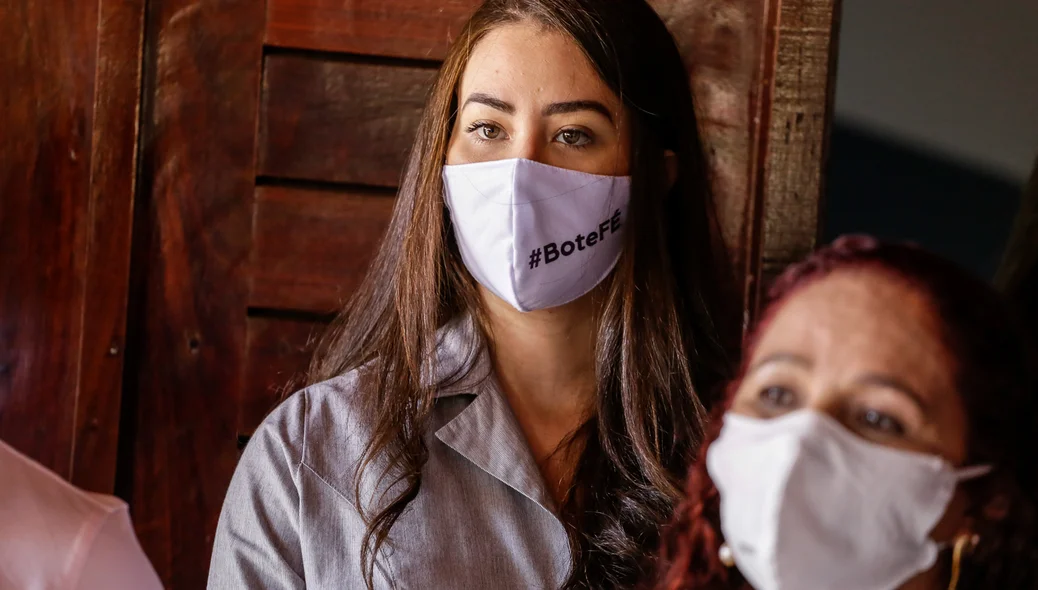 Fernanda Gomes participou da solenidade