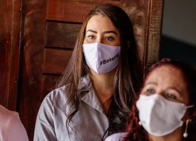 Fernanda Gomes participou da solenidade