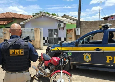 Motocicleta apreendida