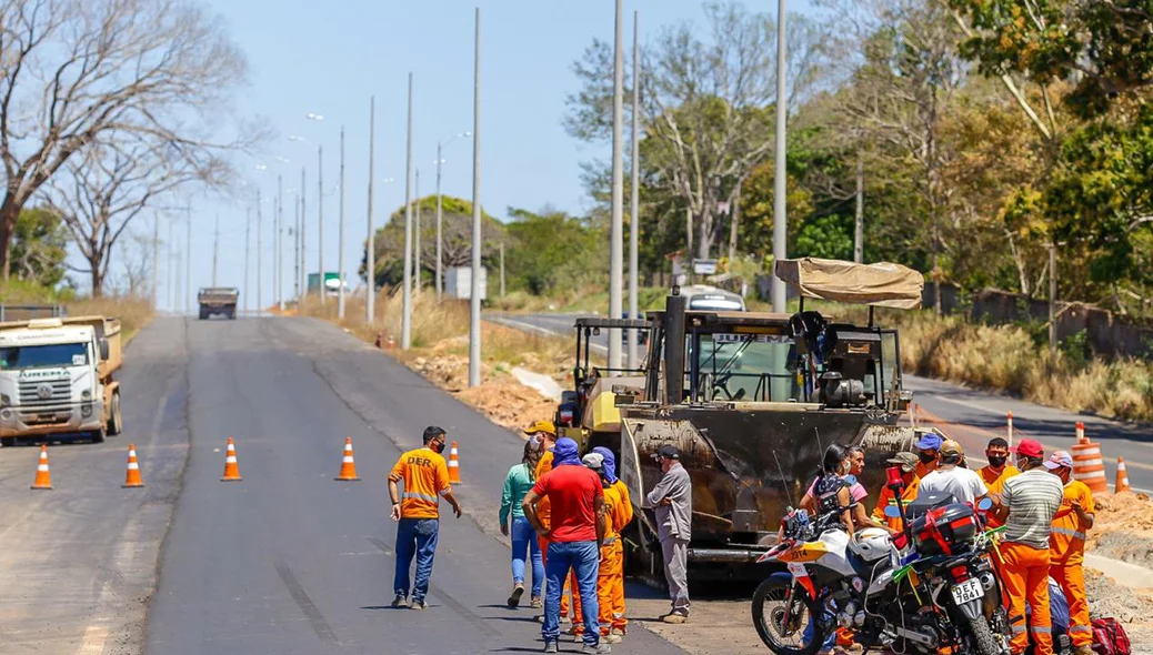 Motorista atropelou fiscal do DER na BR 343