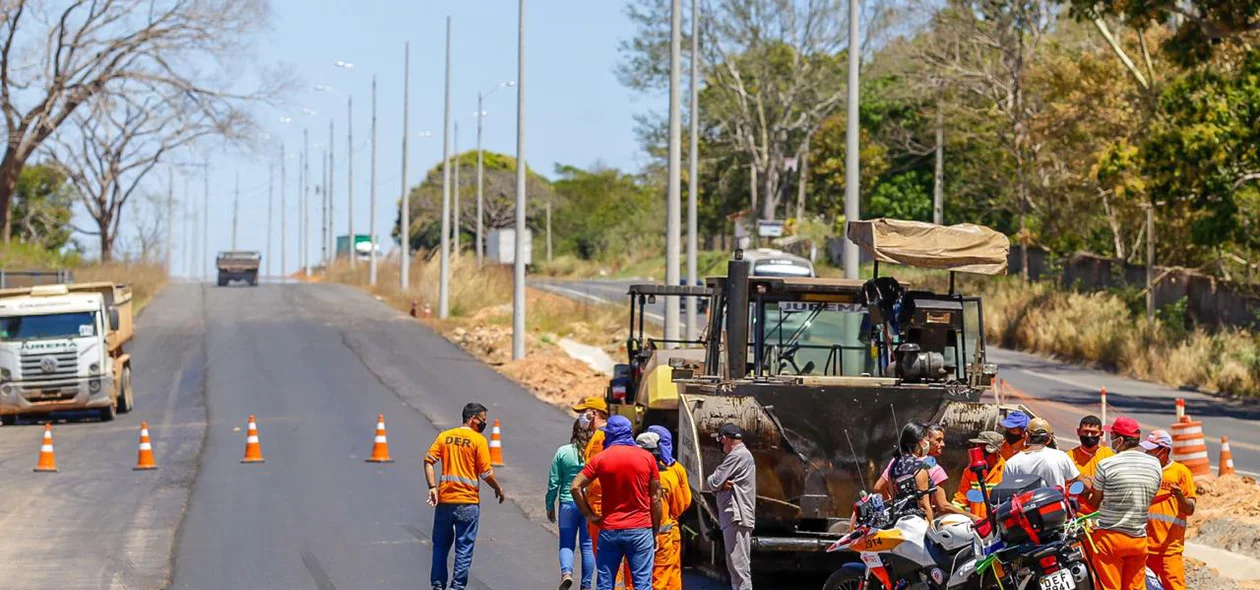 Motorista atropelou fiscal do DER na BR 343