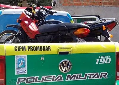 Motocicletas recuperadas pela Cia do Promorar