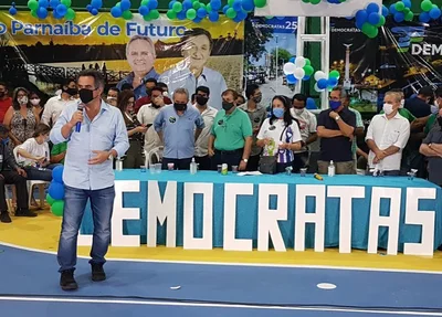 Democratas homologa candidatura do prefeito Mão Santa a reeleição em Parnaíba