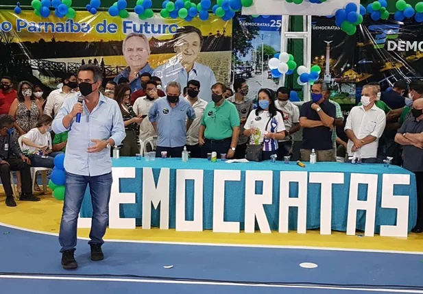 Democratas homologa candidatura do prefeito Mão Santa a reeleição em Parnaíba