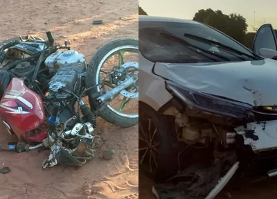 Colisão entre carro e moto deixa homem morto em Timon