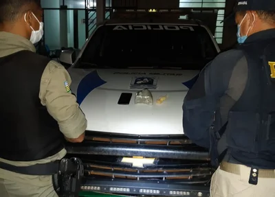 Droga apreendida em Santa Filomena