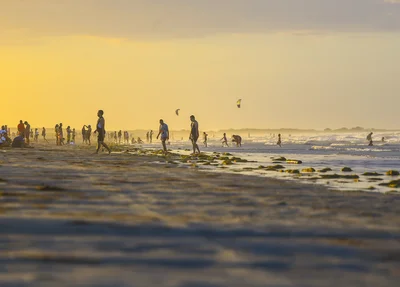 Praia de Atalaia em Parnaíba