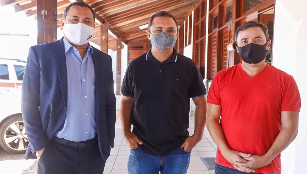 Evaldo Gomes, Erico Luís e Fábio Novo