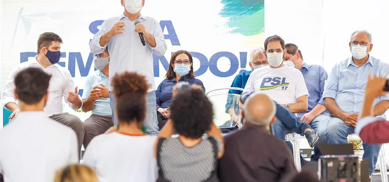 Firmino Filho durante convenção do PSL em Teresina