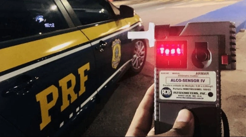 O teste de alcoolemia apontou 0,95 mg de álcool no condutor