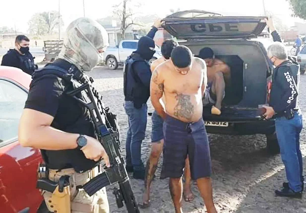Acusados presos pela Polícia Civil do Maranhão