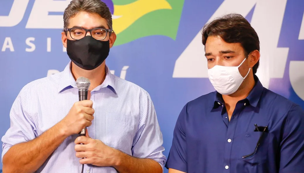 Luciano Nunes ao lado de Marden Menezes