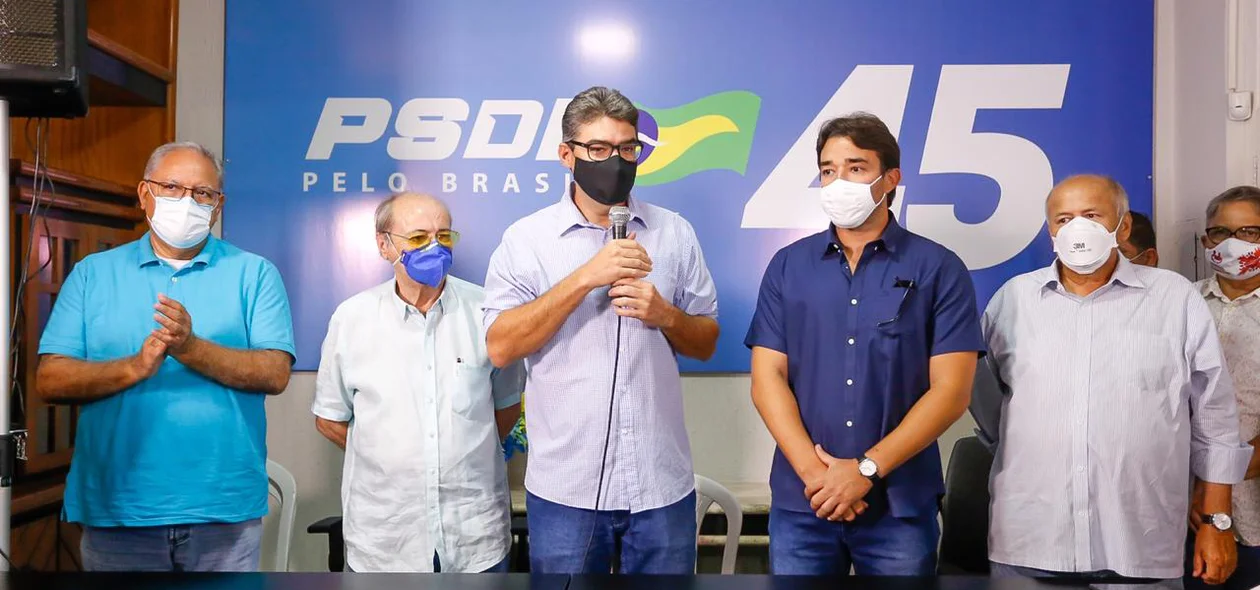 Luciano Nunes discursa em evento do PSDB