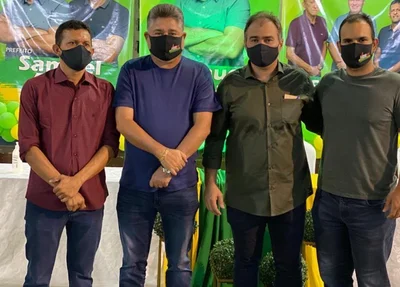 Deputado João Mádison prestigia convenção do MDB em Pimenteiras