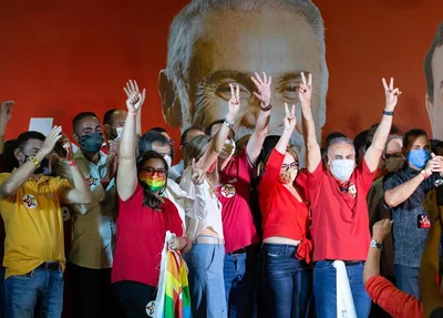 Araujinho durante convenção em Picos