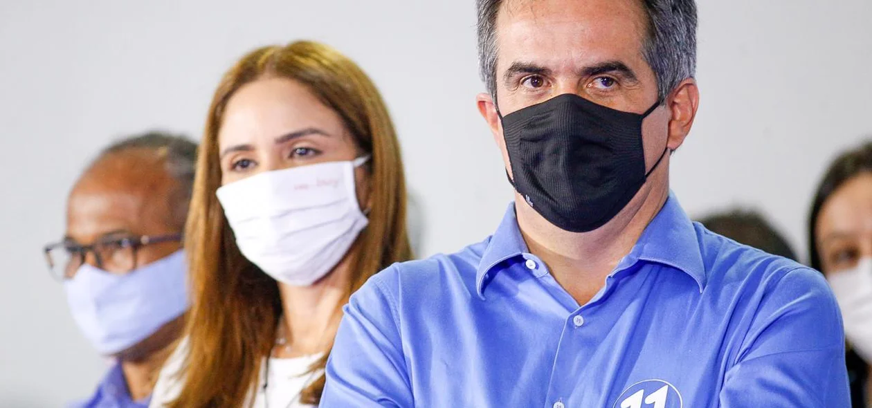 Lucy Soares ao lado de Ciro Nogueira