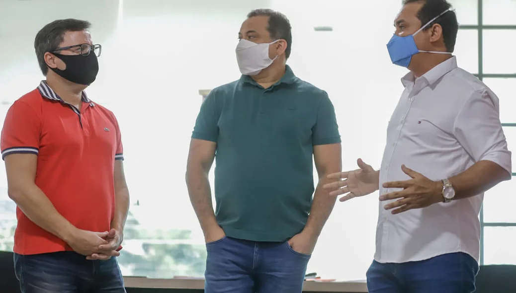 Fábio Novo, Evaldo Gomes e Erico Luís