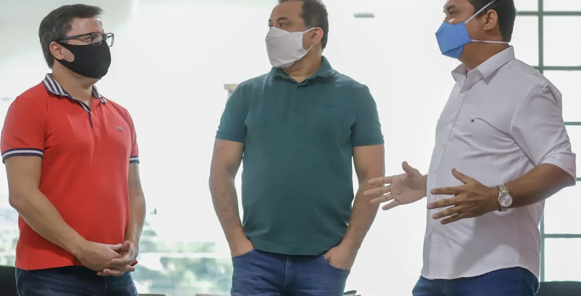 Fábio Novo, Evaldo Gomes e Erico Luís