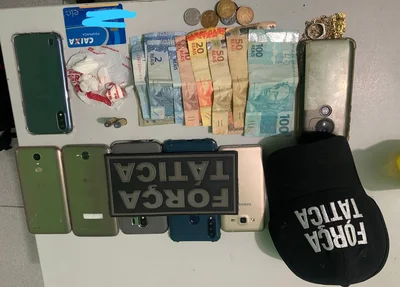 Força Tática apreende materiais roubados e supostos entorpecentes no Piauí