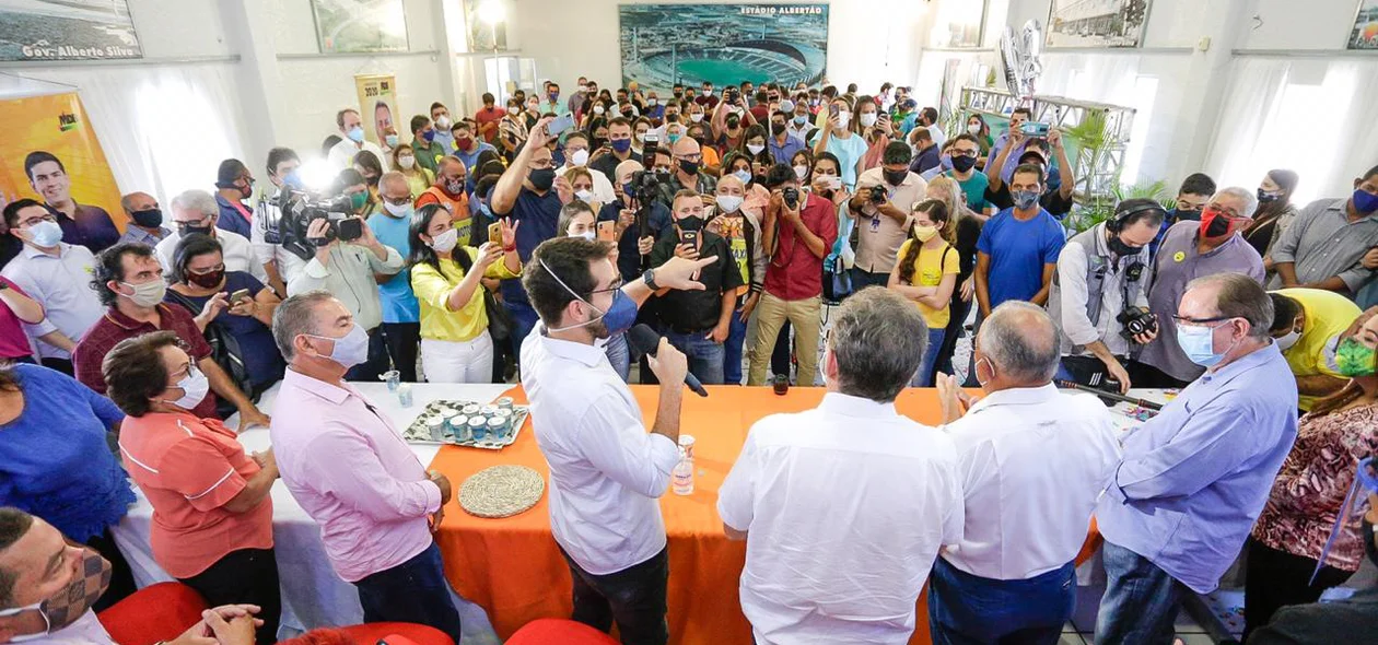 Marcos Aurélio Sampaio na convenção do MDB