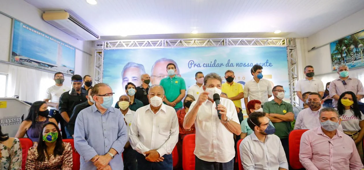 Wilson Martins discursa na convenção do MDB