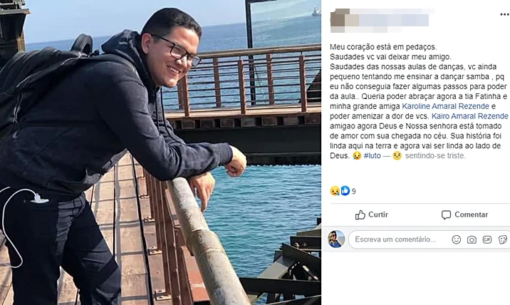 Amiga lamenta morte do jornalista