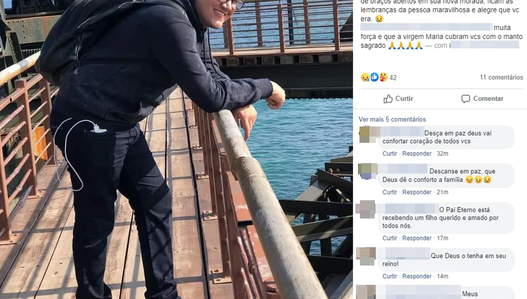 Prima lamenta morte de Kairo Amaral