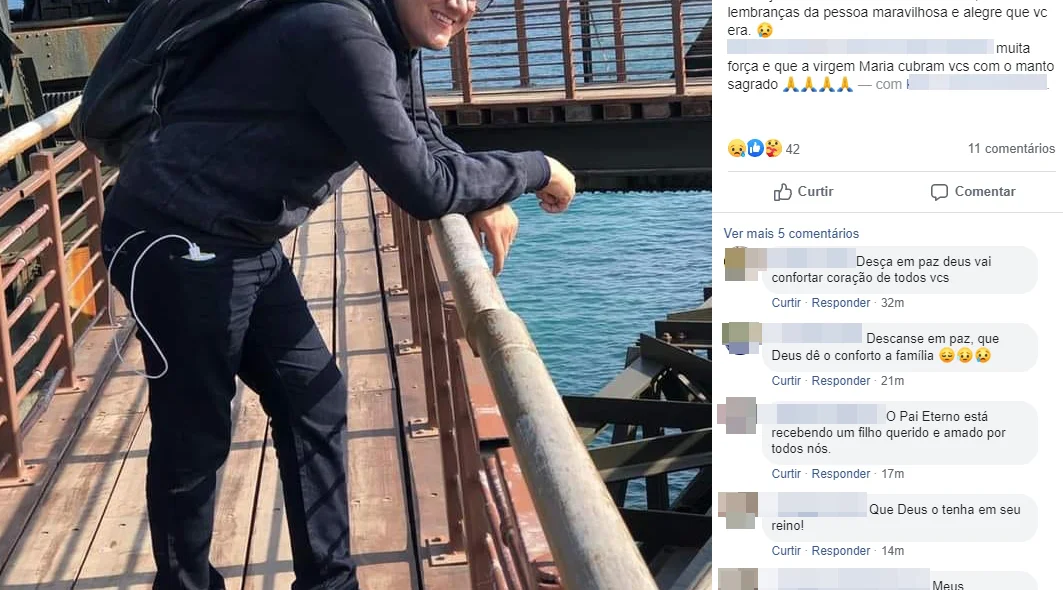 Prima lamenta morte de Kairo Amaral