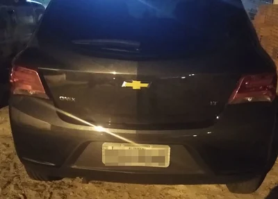 Veículo recuperado pela Polícia Militar