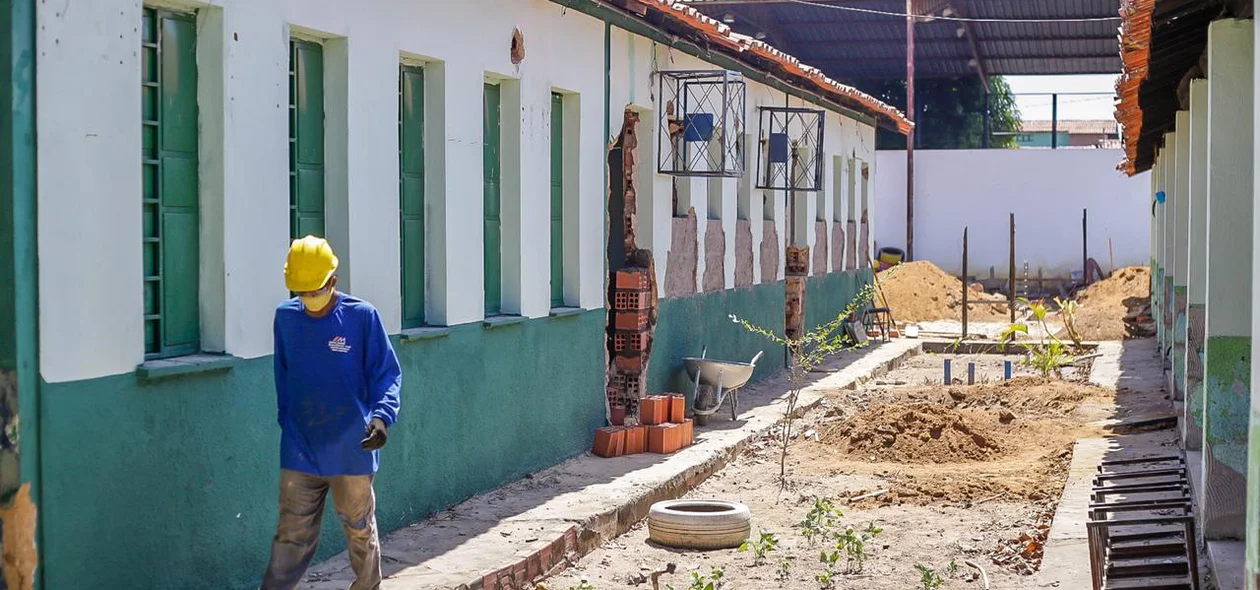 Escola estadual do Parque Piauí passa por reforma