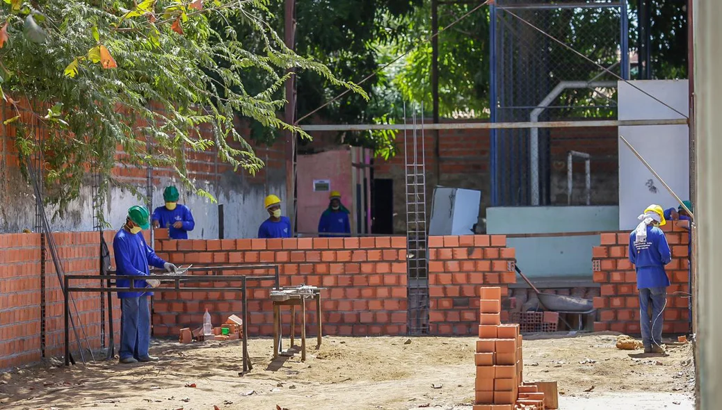 Reforma de escola na zona sul de Teresina