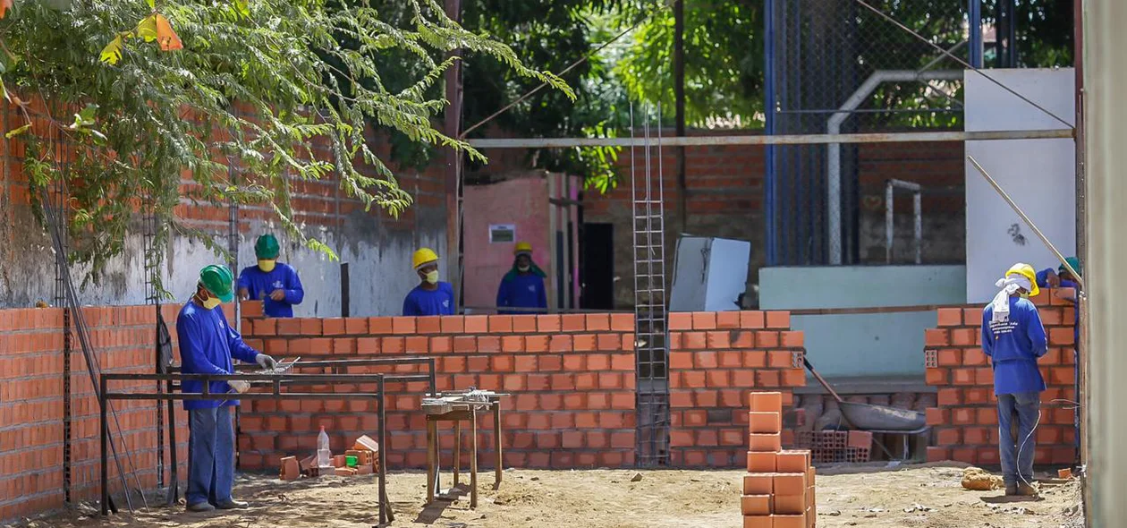 Reforma de escola na zona sul de Teresina