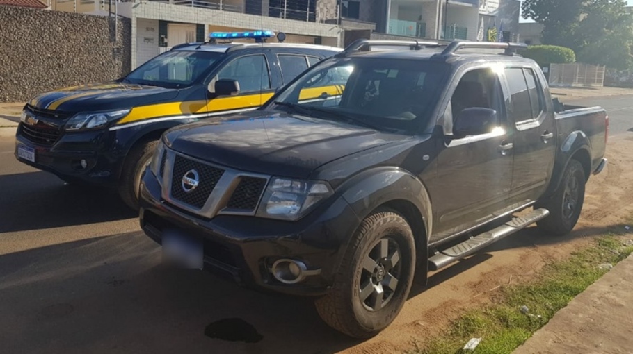 Veículo recuperado pela PRF