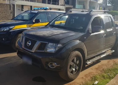 Veículo recuperado pela PRF